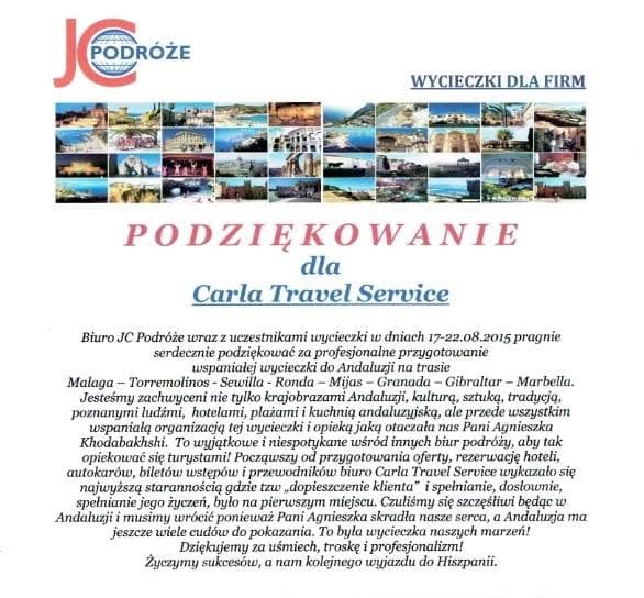 Nuestra primera referencia de una agencia de viajes polaca, 2015